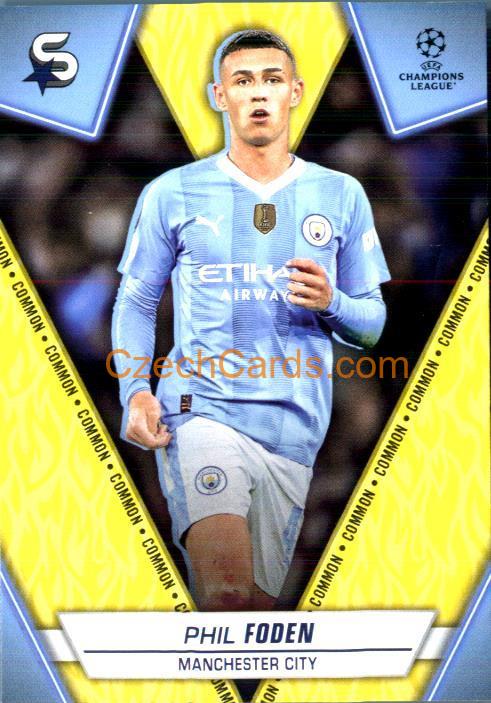 Phil Foden 2023/24 Topps Superstars variation #89