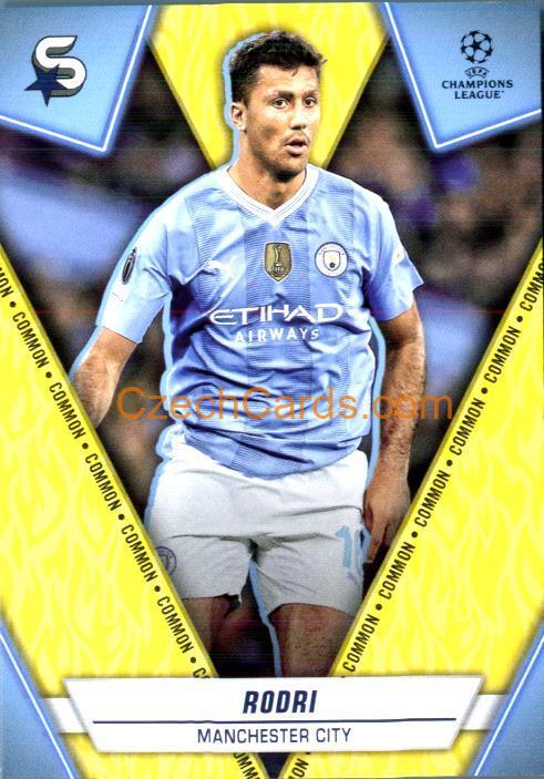 Rodri 2023/24 Topps Superstars variation #93