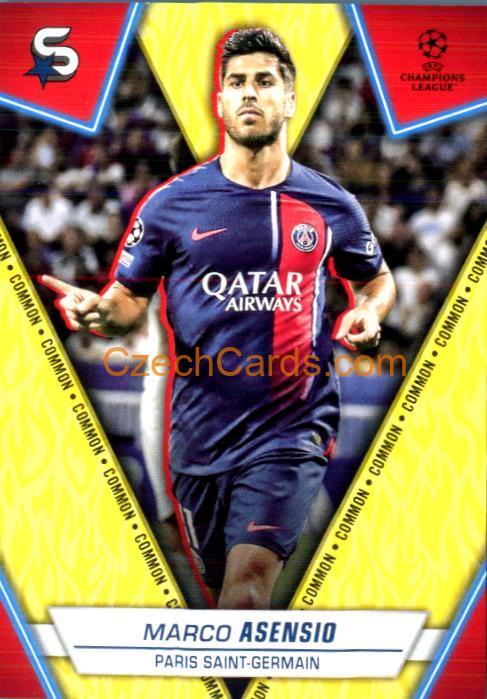 Marco Asensio 2023/24 Topps Superstars variation #116