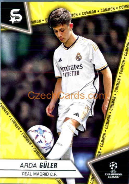 Arda Güler 2023/24 Topps Superstars variation #140