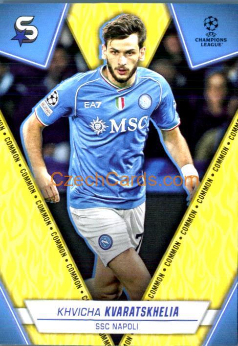 Khvicha Kvaratskhelia 2023/24 Topps Superstars variation #161