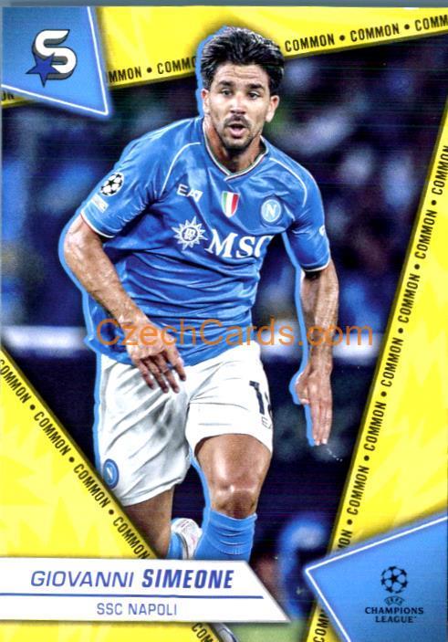 Giovanni Simeone 2023/24 Topps Superstars variation #164