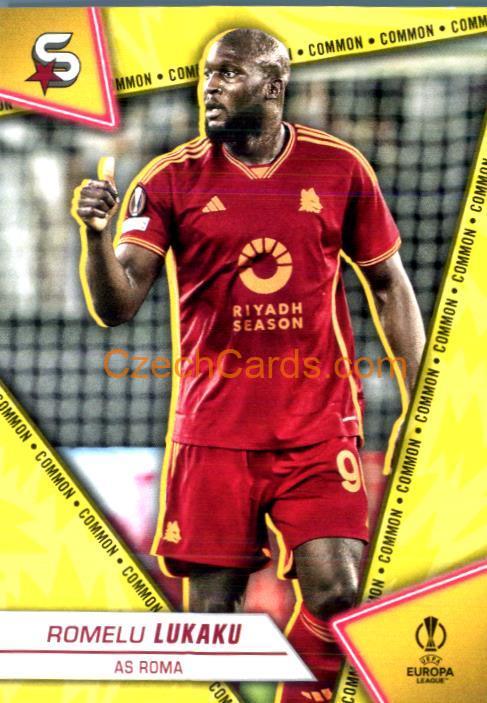 Romelu Lukaku 2023/24 Topps Superstars variation #181