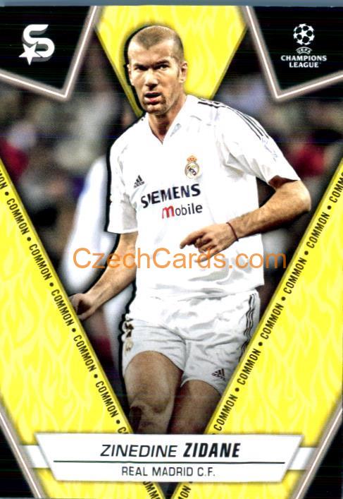 Zinedine Zidane 2023/24 Topps Superstars variation #193