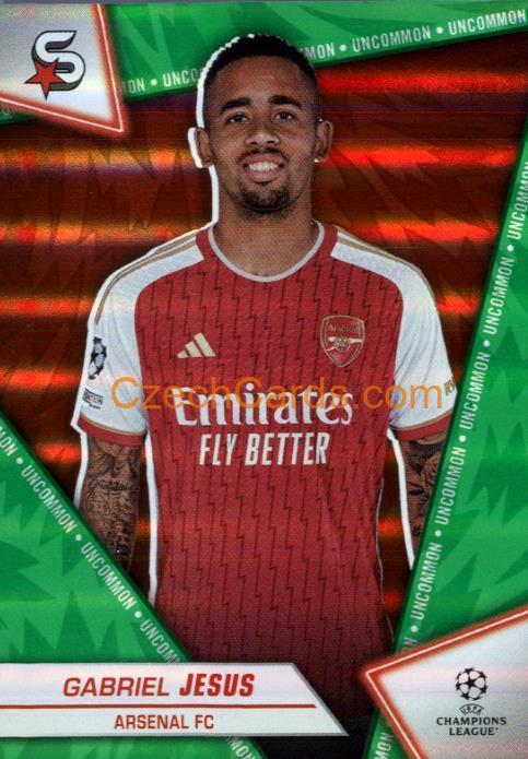 Gabriel Jesus 2023/24 Topps Superstars uncommon #14