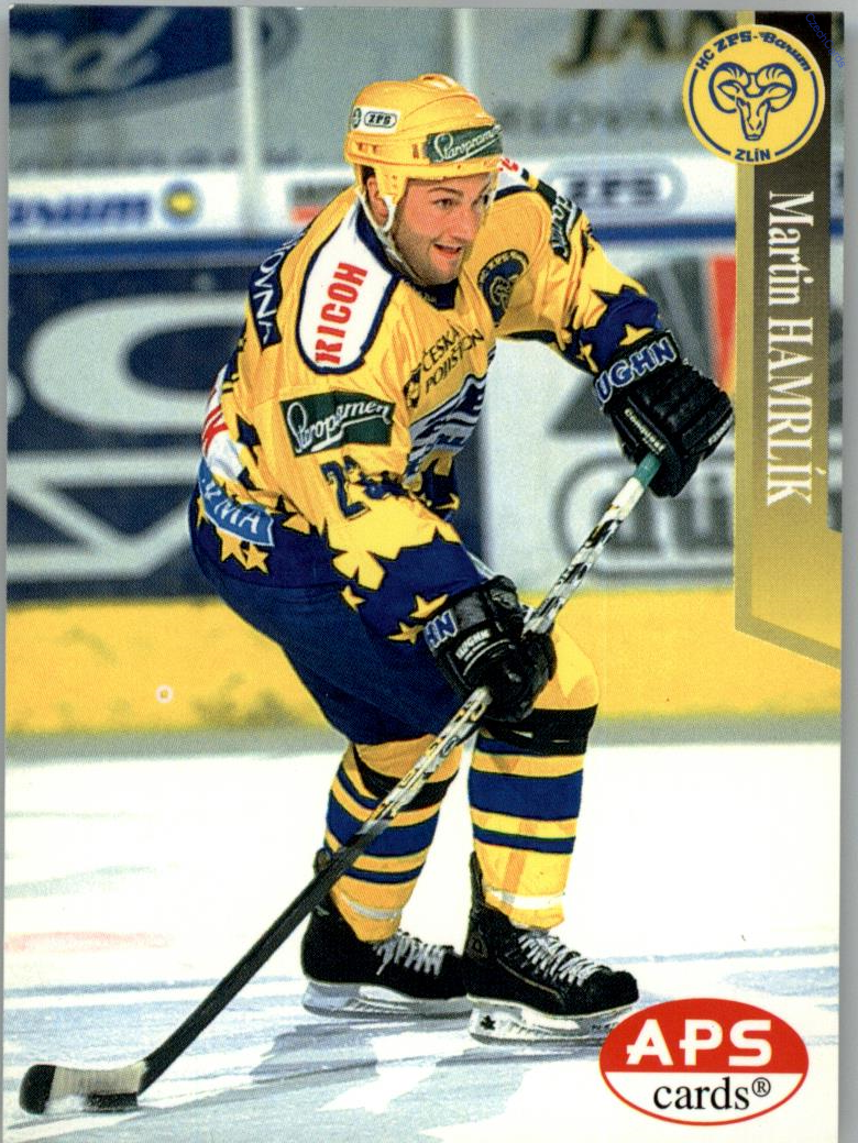 Martin Hamrlík APS 97/98 hokejová karta #59