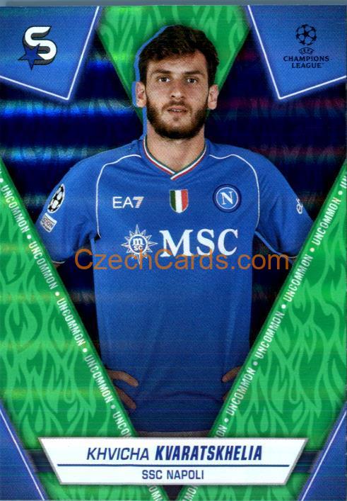 Khvicha Kvaratskhelia 2023/24 Topps Superstars uncommon #161