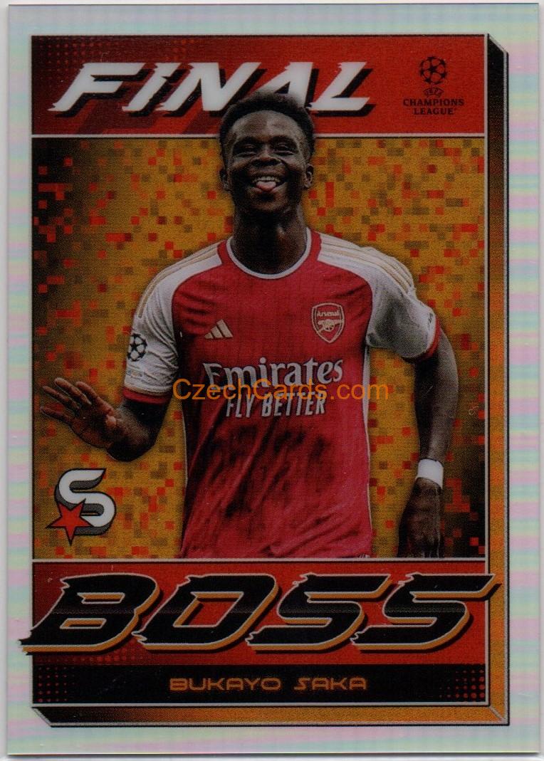 Bukayo Saka 2023/24 Topps Superstars Final Boss #FB-2