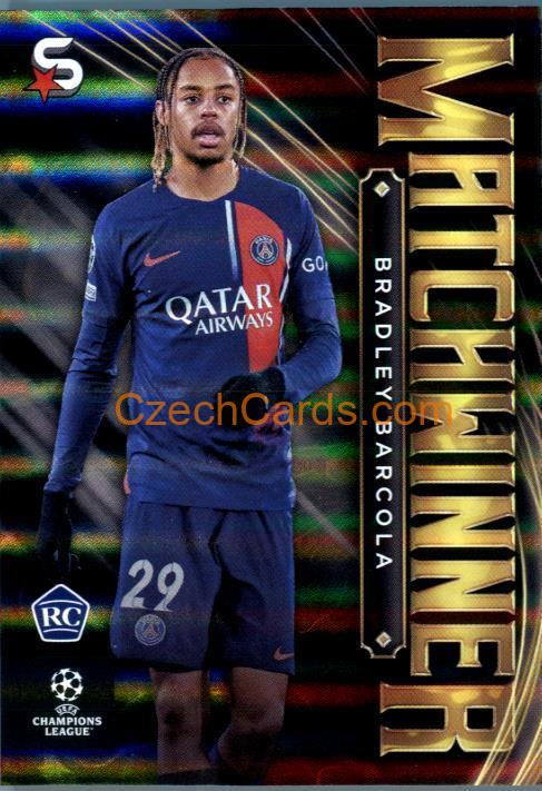 Bradley Barcola 2023/24 Topps Superstars Matchwinner #MW-4 RC