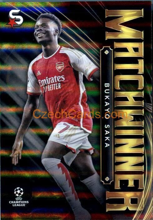 Bukayo Saka 2023/24 Topps Superstars Matchwinner #MW-13