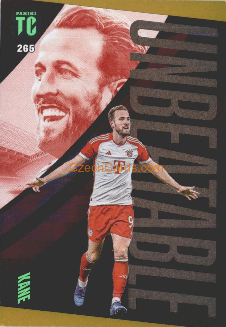 Harry Kane 2024 Panini Top Class Unbeatable gold parallel #265