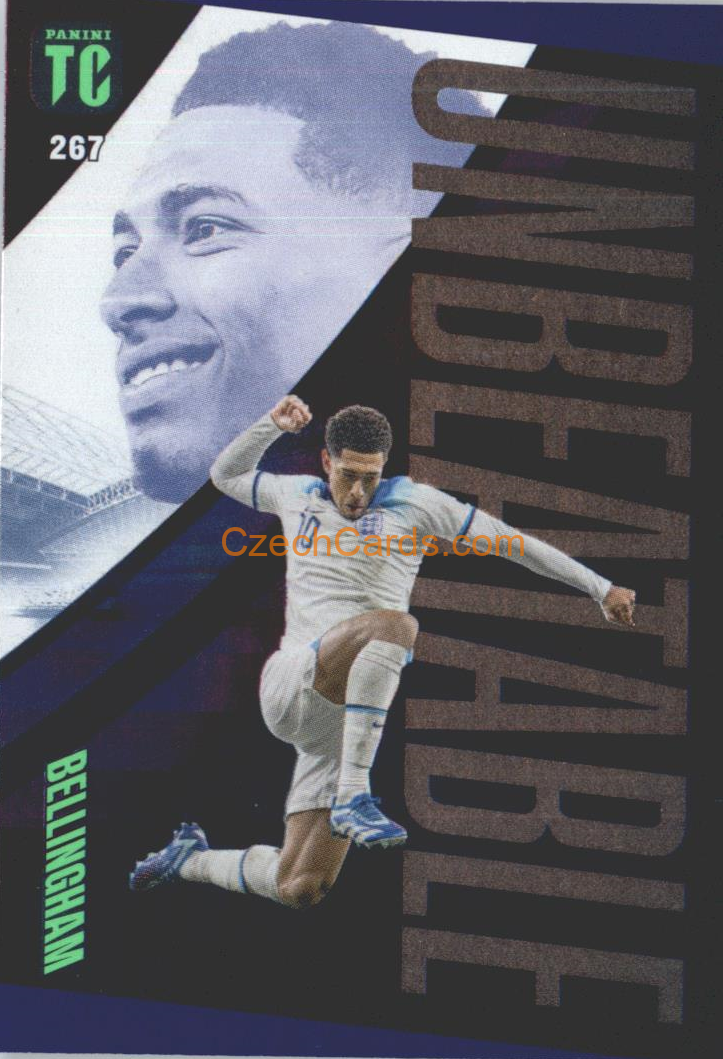 Jude Bellingham 2024 Panini Top Class Unbeatable blue parallel #267
