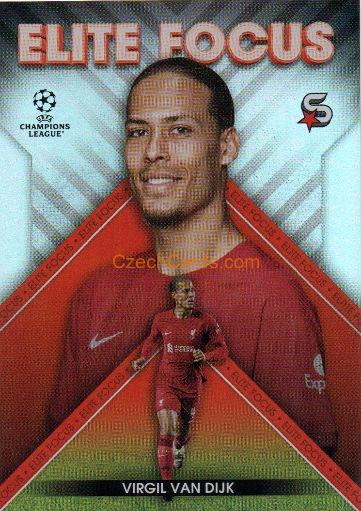 Virgil Van Dijk 2022/23 Topps Superstars Elite Focus #EF-VVD