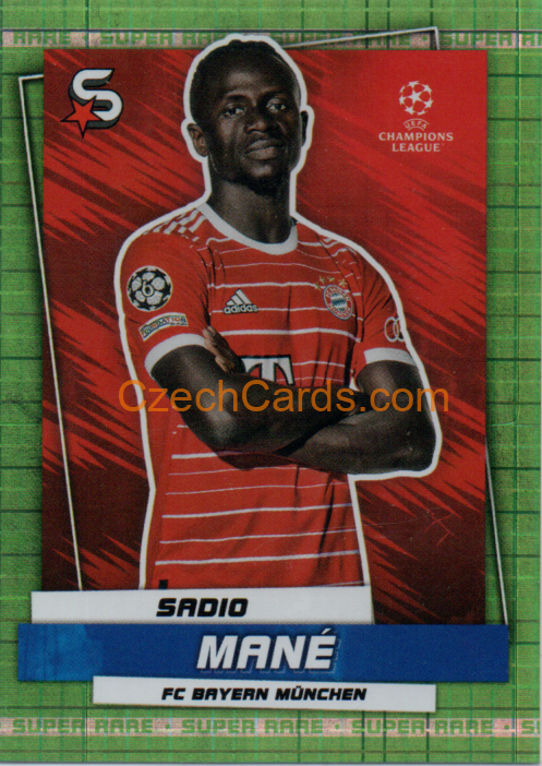 Sadio Mané 2022/23 Topps Superstars super rare xx/199 #102