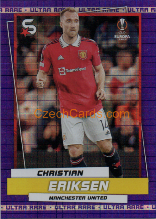 Christian Eriksen 2022/23 Topps Superstars ultra rare xx/99 #168
