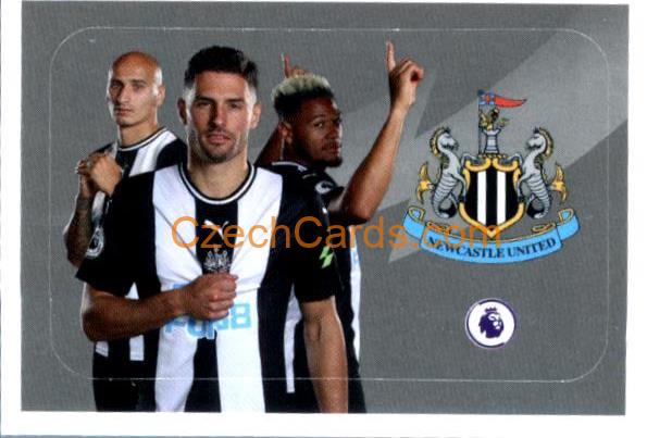 Newcastle Schär / Jonjo Shelvey / Joelinton 2020 Panini Football Premier League sticker #15