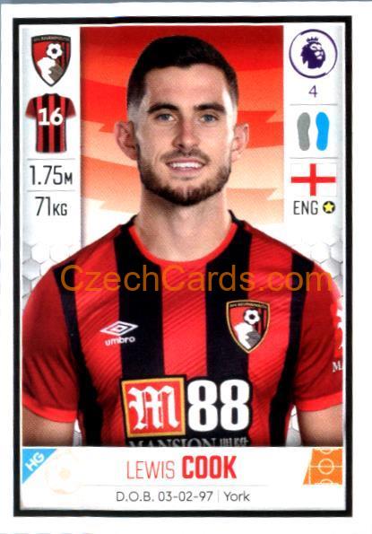 Lewis Cook 2020 Panini Football Premier League sticker #37