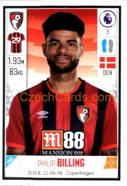 Philip Billing 2020 Panini Football Premier League sticker #41