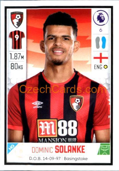 Dominic Solanke 2020 Panini Football Premier League sticker #43