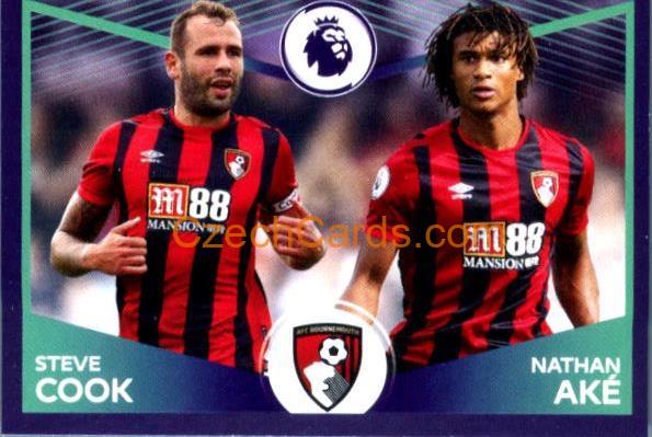Steve Cook / Nathan Ake (Power Pair) 2020 Panini Football Premier League sticker #51
