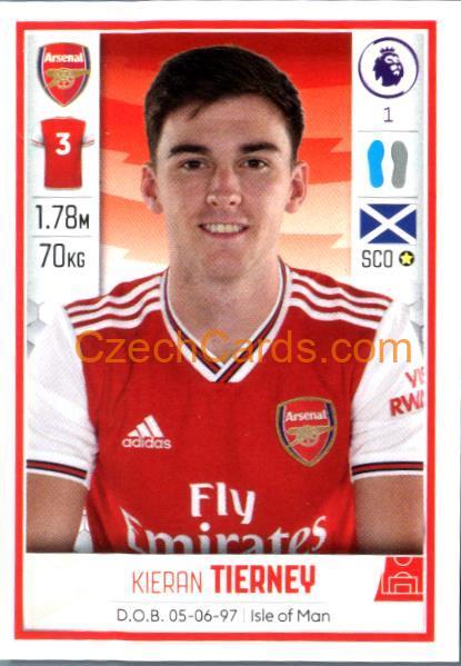 Kieran Tierney 2020 Panini Football Premier League sticker #56