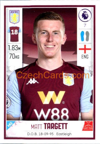 Matt Targett 2020 Panini Football Premier League sticker #87