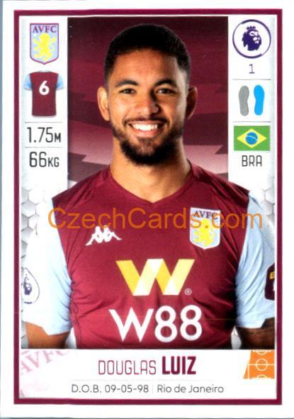 Douglas Luiz 2020 Panini Football Premier League sticker #92