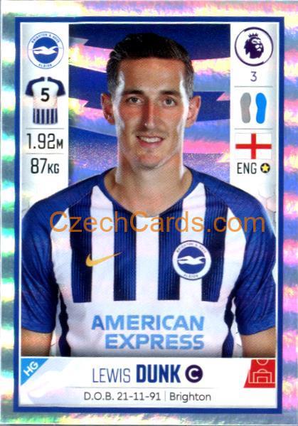 Lewis Dunk 2020 Panini Football Premier League sticker metal #115