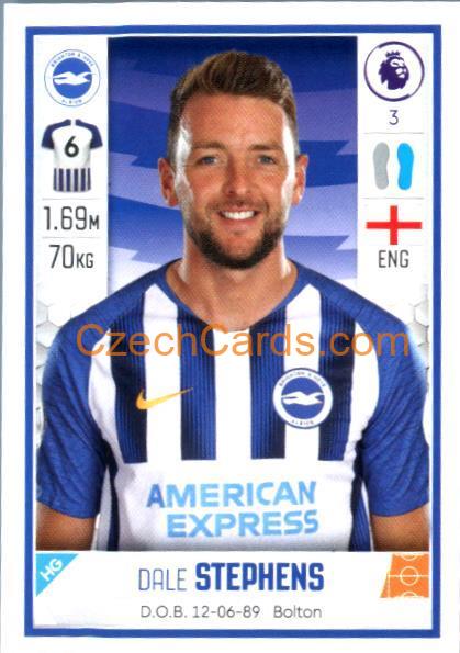 Dale Stephens 2020 Panini Football Premier League sticker #120