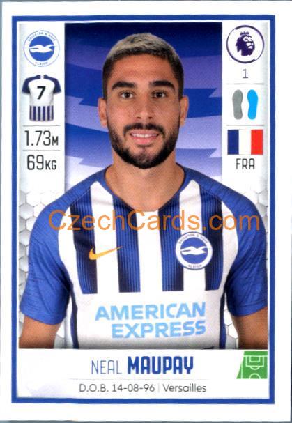 Neal Maupay 2020 Panini Football Premier League sticker #127