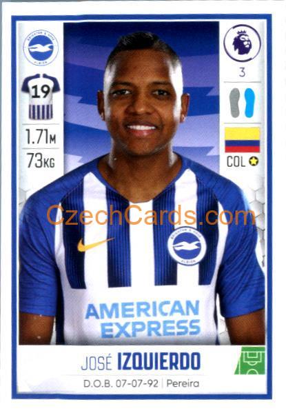 José Izquierdo 2020 Panini Football Premier League sticker #130