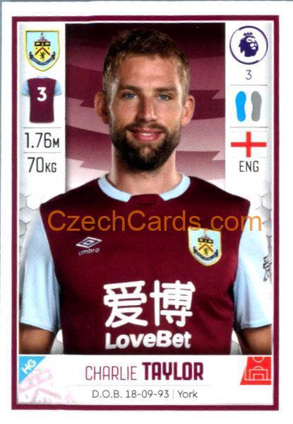 Charlie Taylor 2020 Panini Football Premier League sticker #143