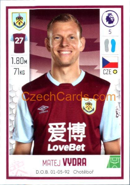 Matej Vydra 2020 Panini Football Premier League sticker #161