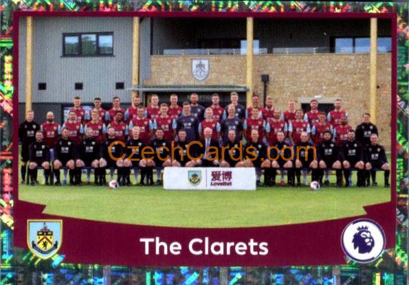 The Clarets (Squad) 2020 Panini Football Premier League sticker metal #162