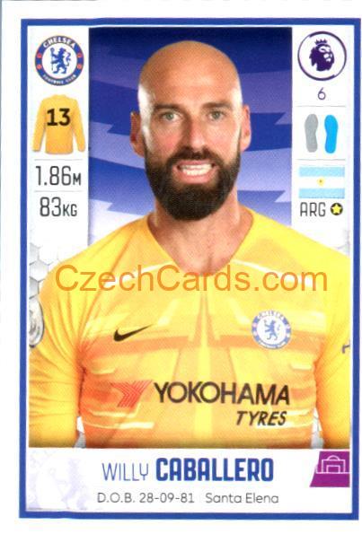 Willy Caballero 2020 Panini Football Premier League sticker #170
