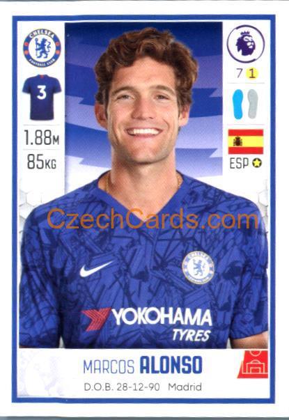 Marcos Alonso 2020 Panini Football Premier League sticker #172