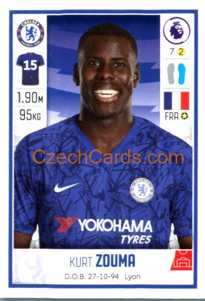 Kurt Zouma 2020 Panini Football Premier League sticker #174