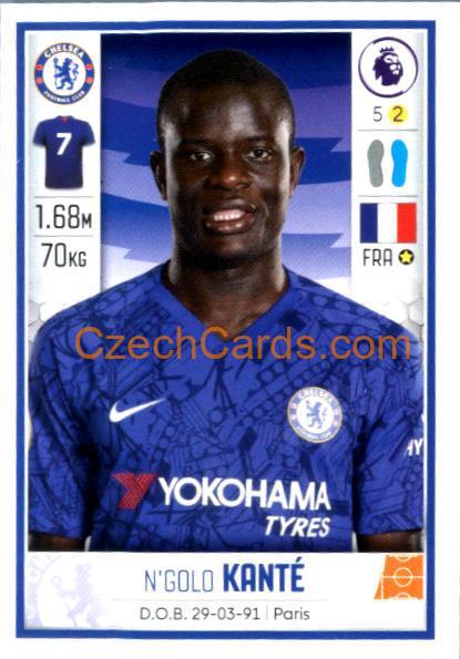 N'Golo Kanté 2020 Panini Football Premier League sticker #179