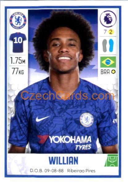 Willian 2020 Panini Football Premier League sticker #186