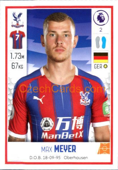 Max Meyer 2020 Panini Football Premier League sticker #210