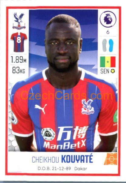 Cheikhou Kouyaté 2020 Panini Football Premier League sticker #211