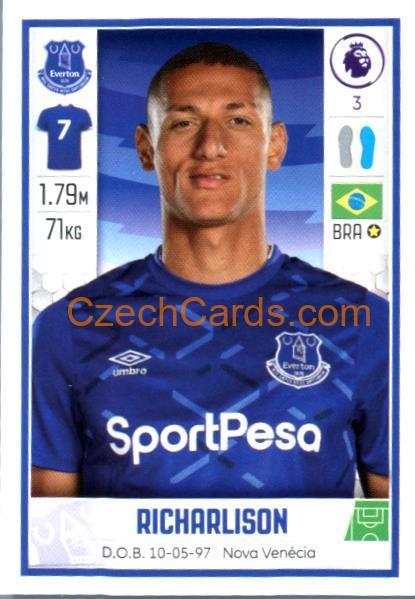 Richarlison 2020 Panini Football Premier League sticker #242