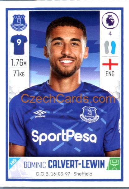 Dominic Calvert-Lewin 2020 Panini Football Premier League sticker #243