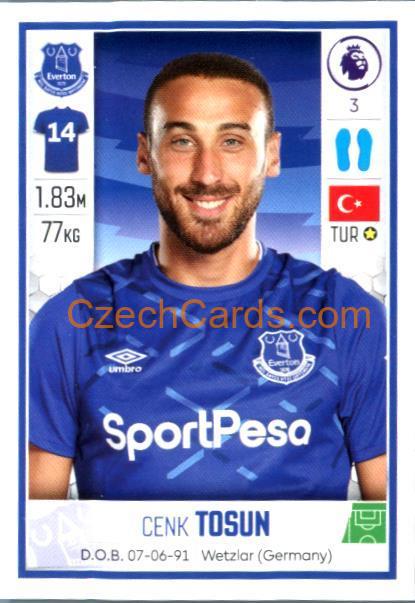 Cenk Tosun 2020 Panini Football Premier League sticker #245