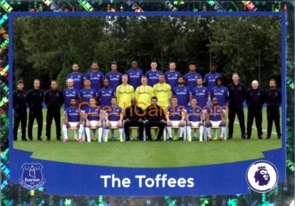 The Toffees (Squad) 2020 Panini Football Premier League sticker metal #249