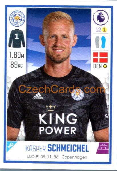 Kasper Schmeichel 2020 Panini Football Premier League sticker #256