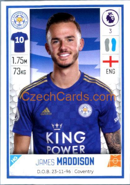 James Maddison 2020 Panini Football Premier League sticker #268
