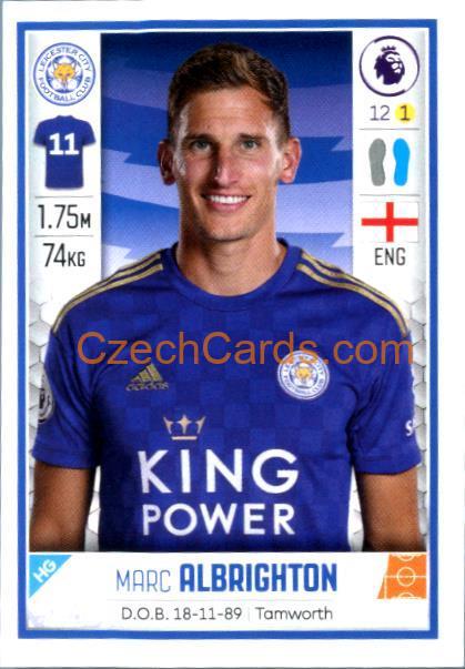 Marc Albrighton 2020 Panini Football Premier League sticker #269