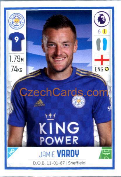 Jamie Vardy 2020 Panini Football Premier League sticker #275