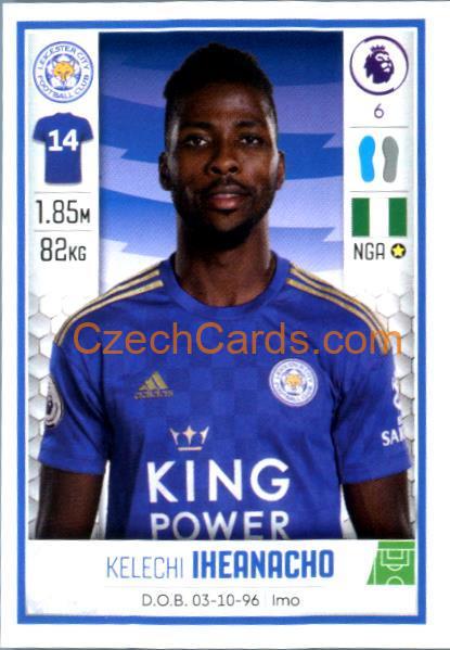 Kelechi Iheanacho 2020 Panini Football Premier League sticker #276